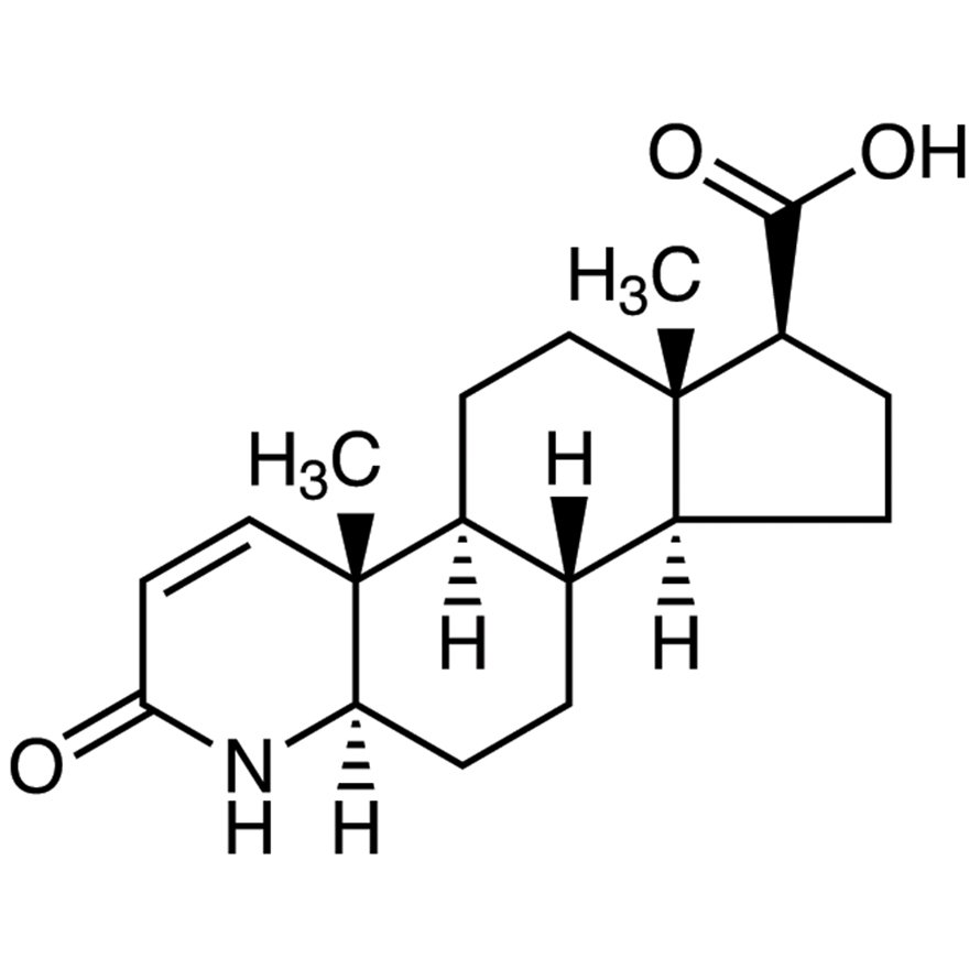3-Oxo-4-aza-5α-androst-1-ene-17β-carboxylic Acid >98.0%(T)(HPLC) - CAS 104239-97-6
