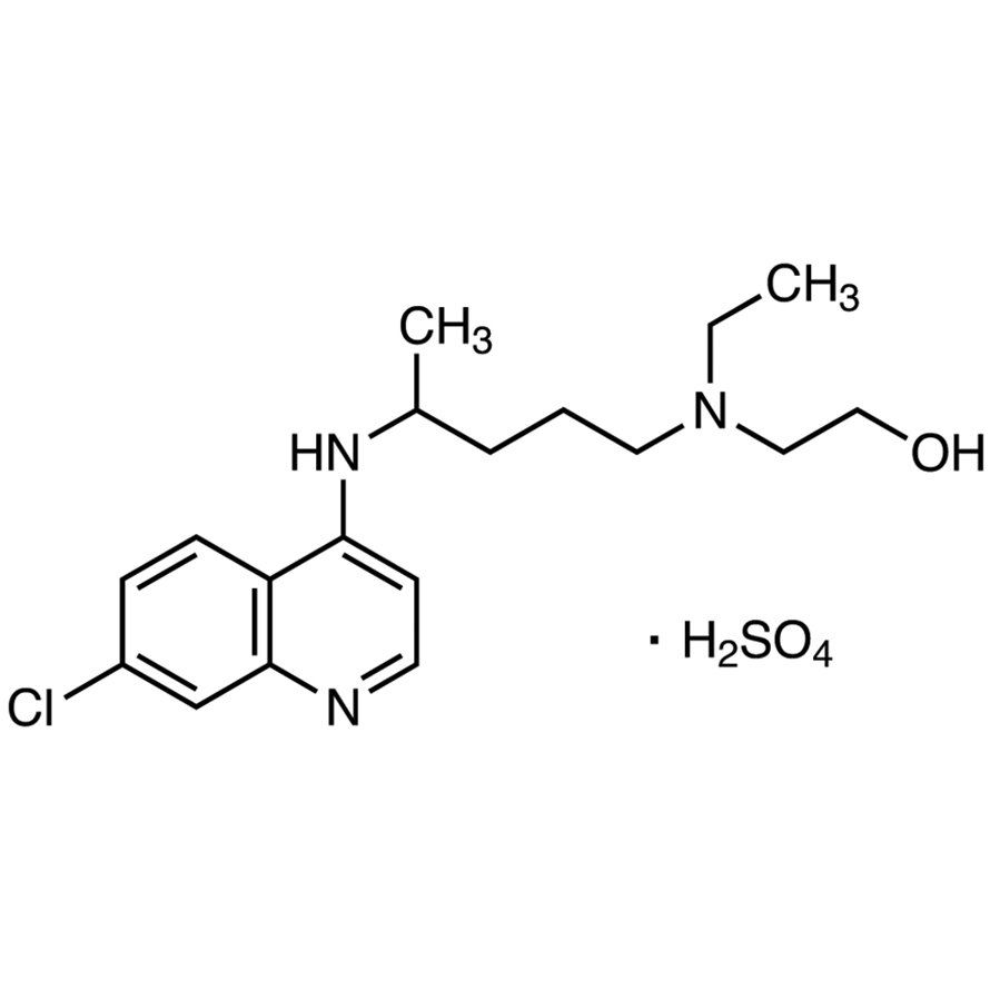 Hydroxychloroquine Sulfate >98.0%(HPLC)(N) - CAS 747-36-4