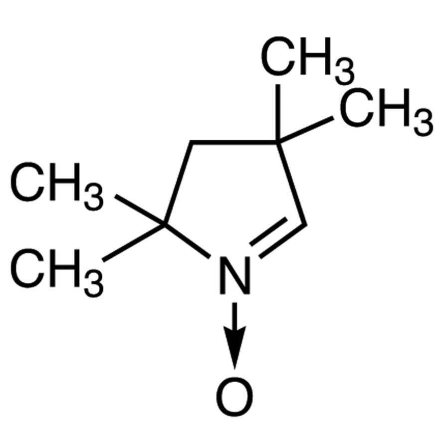 3,3,5,5-Tetramethyl-1-pyrroline N-Oxide >98.0%(GC) - CAS 10135-38-3