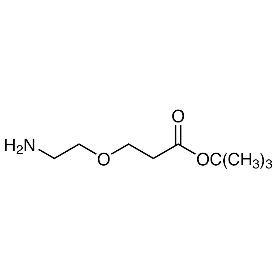 tert-Butyl 3-(2-Aminoethoxy)propanoate >95.0%(GC) - CAS 1260092-46-3