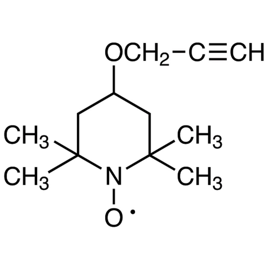 2,2,6,6-Tetramethyl-4-(2-propynyloxy)piperidine 1-Oxyl Free Radical >98.0%(GC)(T) - CAS 147045-24-7