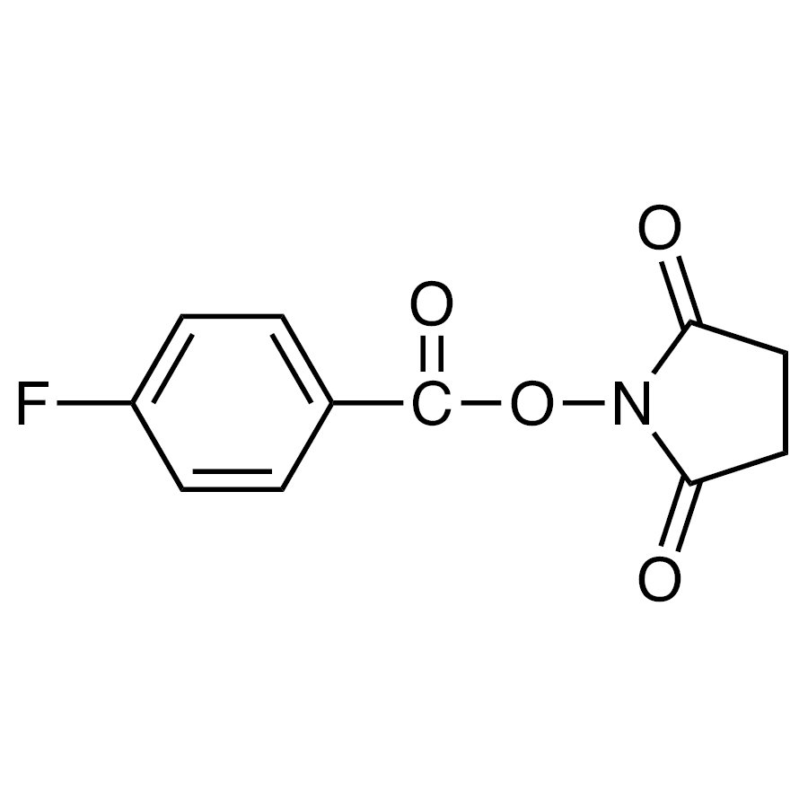 N-Succinimidyl 4-Fluorobenzoate >98.0%(HPLC)(N) - CAS 66134-67-6