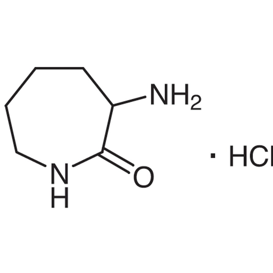 DL-α-Amino-ε-caprolactam Hydrochloride >97.0%(T)(N) - CAS 29426-64-0
