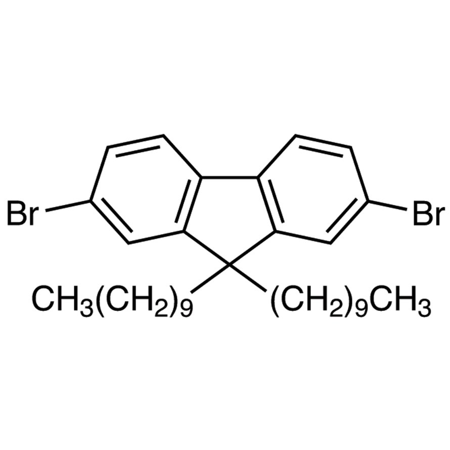 2,7-Dibromo-9,9-didecylfluorene >98.0%(T)(HPLC) - CAS 175922-78-8