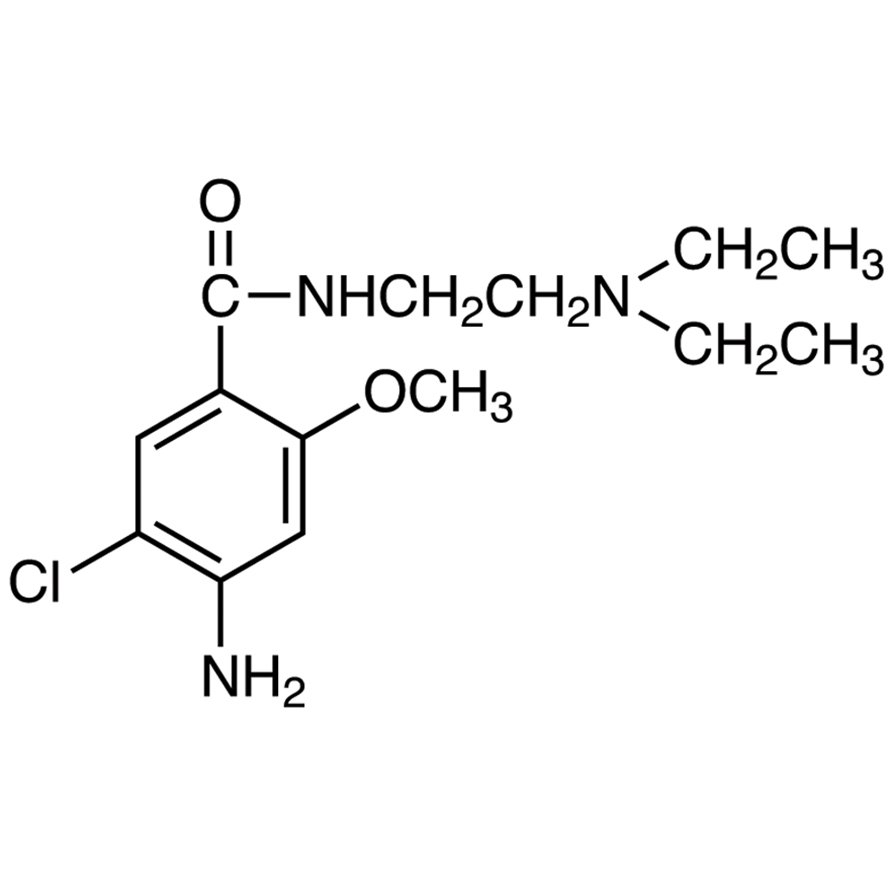 Metoclopramide >98.0%(GC)(T) - CAS 364-62-5
