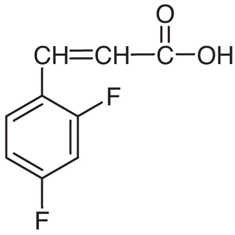 2,4-Difluorocinnamic Acid >98.0%(GC)(T) - CAS 94977-52-3