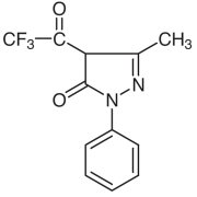 4-Trifluoroacetyl-3-methyl-1-phenyl-5-pyrazolone >96.0%(T) - CAS 1691-93-6