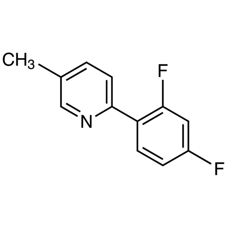 2-(2,4-Difluorophenyl)-5-methylpyridine >98.0%(GC)(T) - CAS 583052-21-5