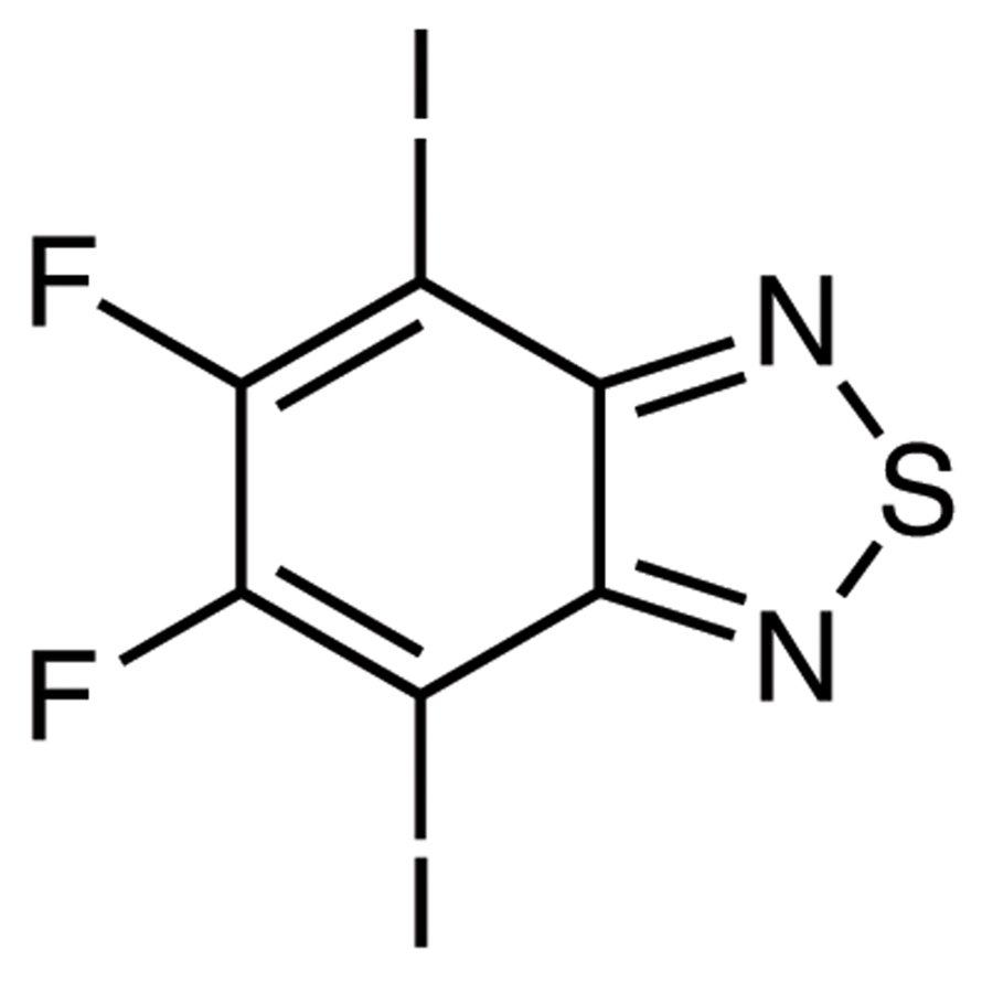 5,6-Difluoro-4,7-diiodo-2,1,3-benzothiadiazole >98.0%(GC) - CAS 1293389-29-3