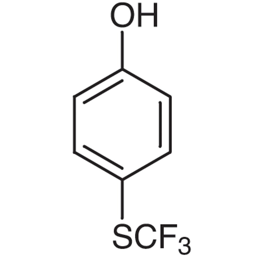 4-(Trifluoromethylthio)phenol >98.0%(GC) - CAS 461-84-7