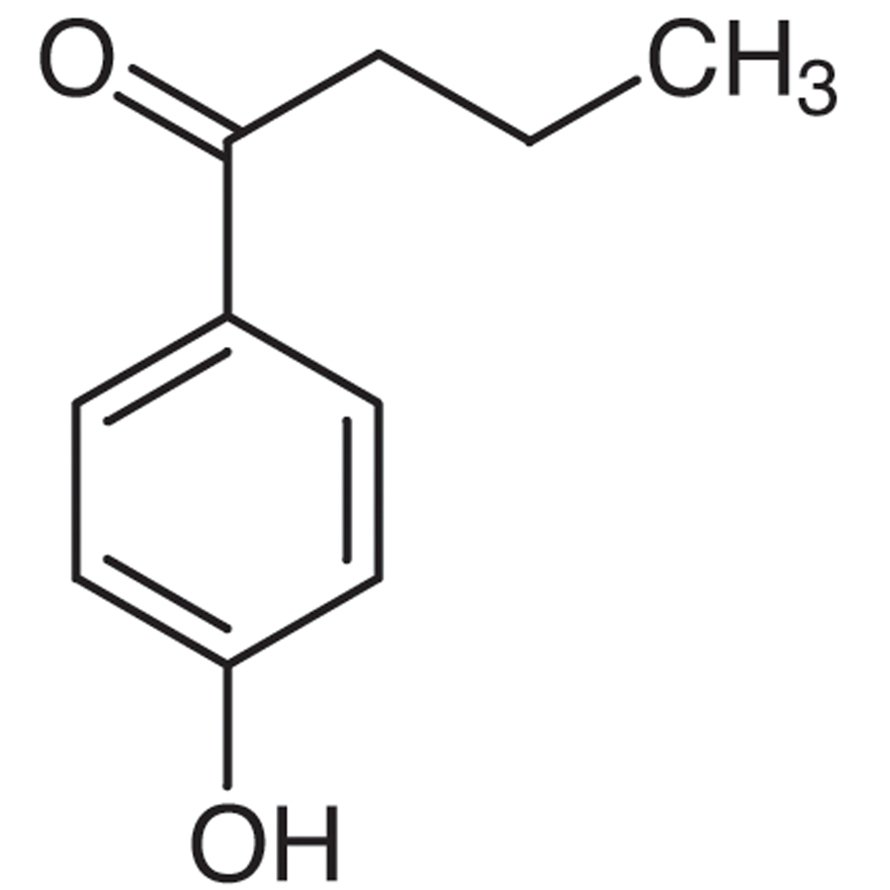 4'-Hydroxybutyrophenone >98.0%(GC) - CAS 1009-11-6