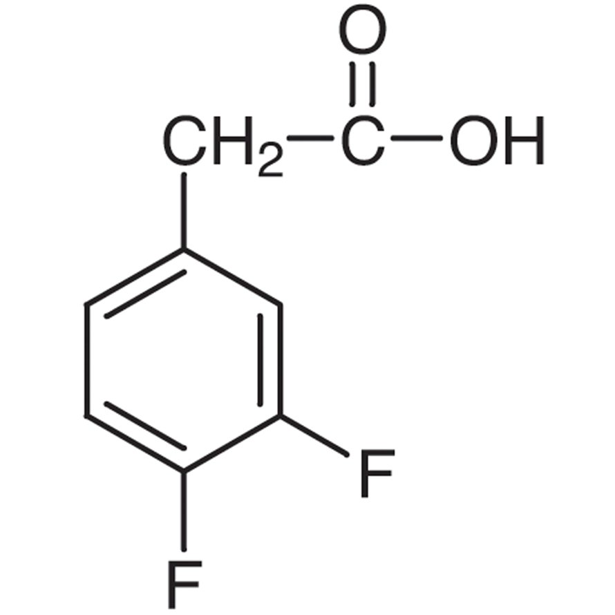3,4-Difluorophenylacetic Acid >97.0%(GC)(T) - CAS 658-93-5