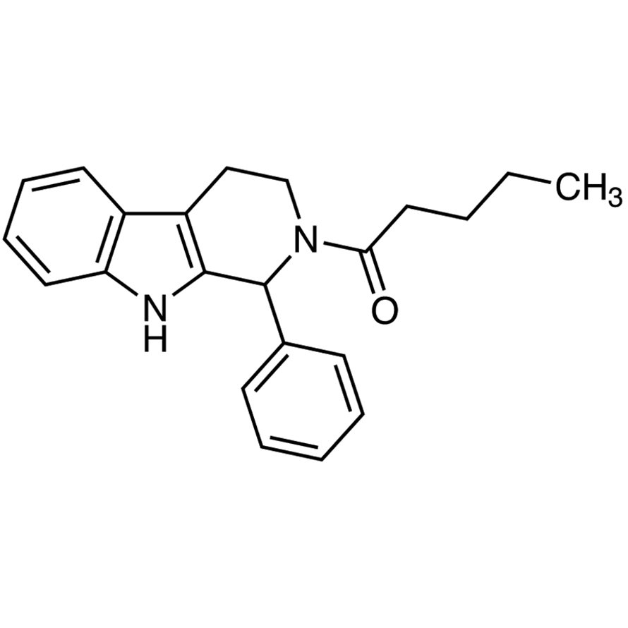 1-[1-Phenyl-3,4-dihydro-1H-pyrido[3,4-b]indol-2(9H)-yl]pentan-1-one >98.0%(HPLC) - CAS 334939-35-4