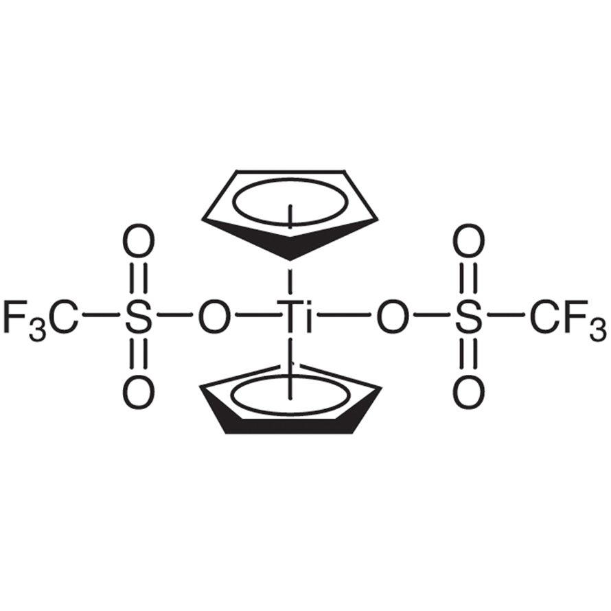 Titanocene Bis(trifluoromethanesulfonate) >97.0%(T) - CAS 76262-87-8