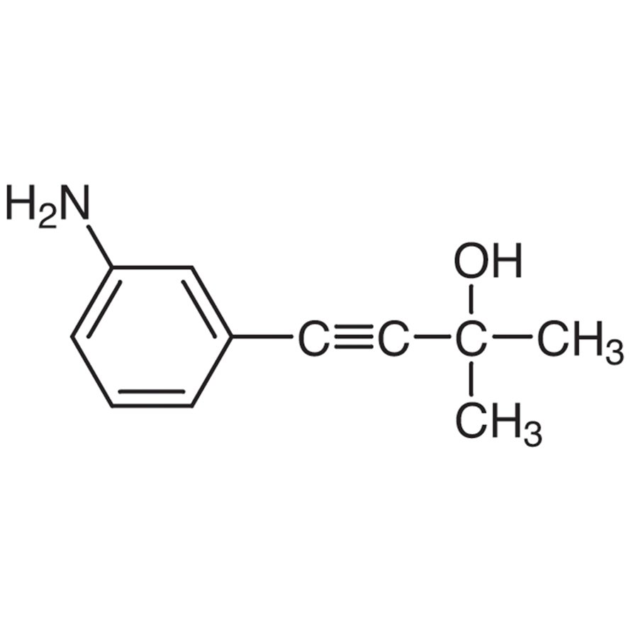 4-(3-Aminophenyl)-2-methyl-3-butyn-2-ol >98.0%(GC) - CAS 69088-96-6