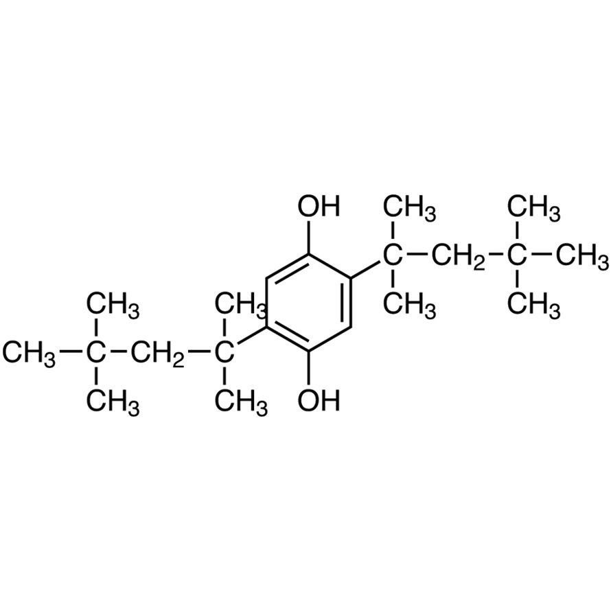 2,5-Bis(1,1,3,3-tetramethylbutyl)hydroquinone >95.0%(GC) - CAS 903-19-5