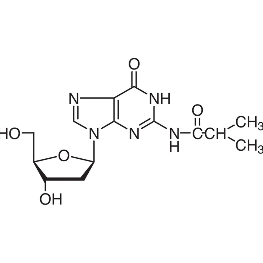 N2-Isobutyryl-2'-deoxyguanosine >98.0%(HPLC)(N) - CAS 68892-42-2