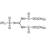 1,3-Bis(tert-butoxycarbonyl)-2-(trifluoromethanesulfonyl)guanidine >98.0%(T)(HPLC) - CAS 207857-15-6