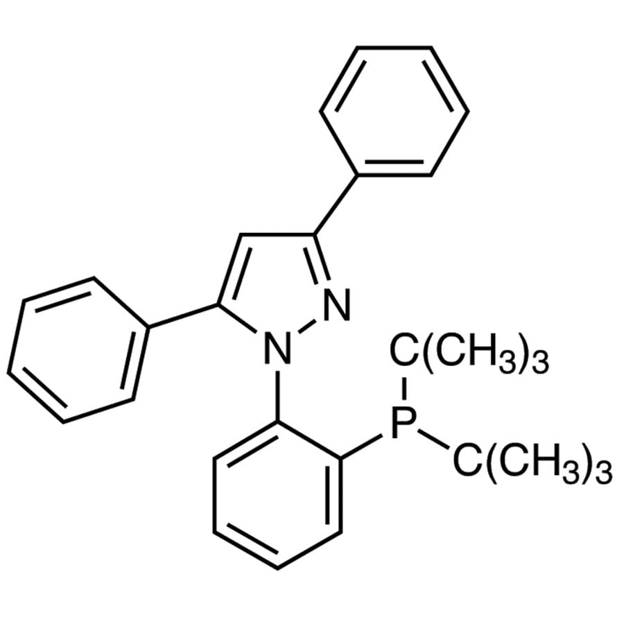 1-[2-(Di-tert-butylphosphino)phenyl]-3,5-diphenyl-1H-pyrazole >98.0%(GC)(T) - CAS 628333-86-8
