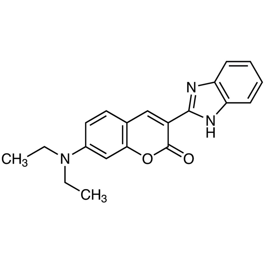 3-(2-Benzimidazolyl)-7-(diethylamino)coumarin >98.0%(T)(HPLC) - CAS 27425-55-4