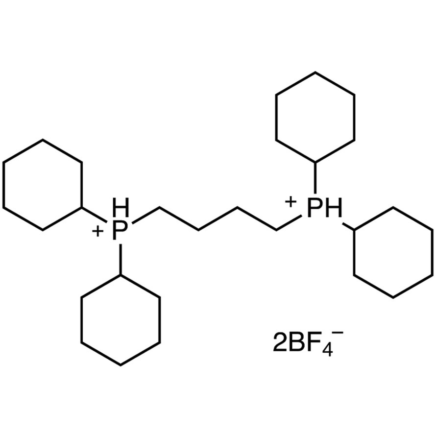 1,4-Bis(dicyclohexylphosphonium)butane Bis(tetrafluoroborate) >95.0%(T) - CAS 1389309-54-9