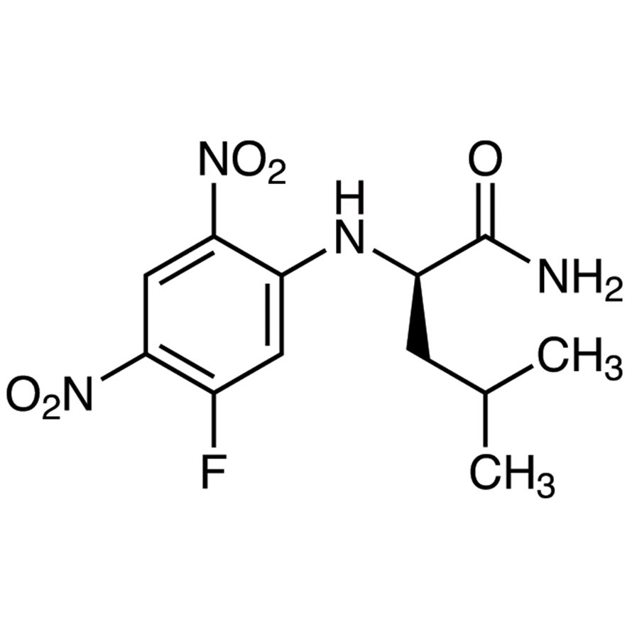 Nα-(5-Fluoro-2,4-dinitrophenyl)-D-leucinamide [HPLC Labeling Reagent for e.e. Determination] >98.0%(HPLC) - CAS 178065-30-0