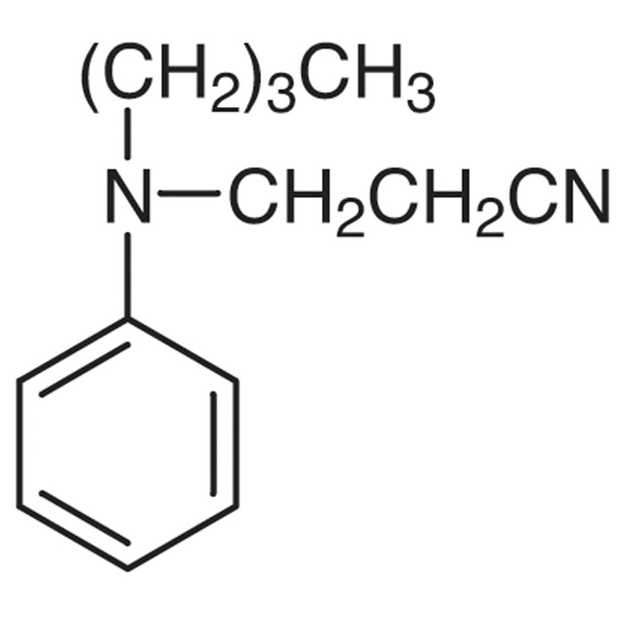 N-(2-Cyanoethyl)-N-butylaniline >98.0%(GC) - CAS 61852-40-2