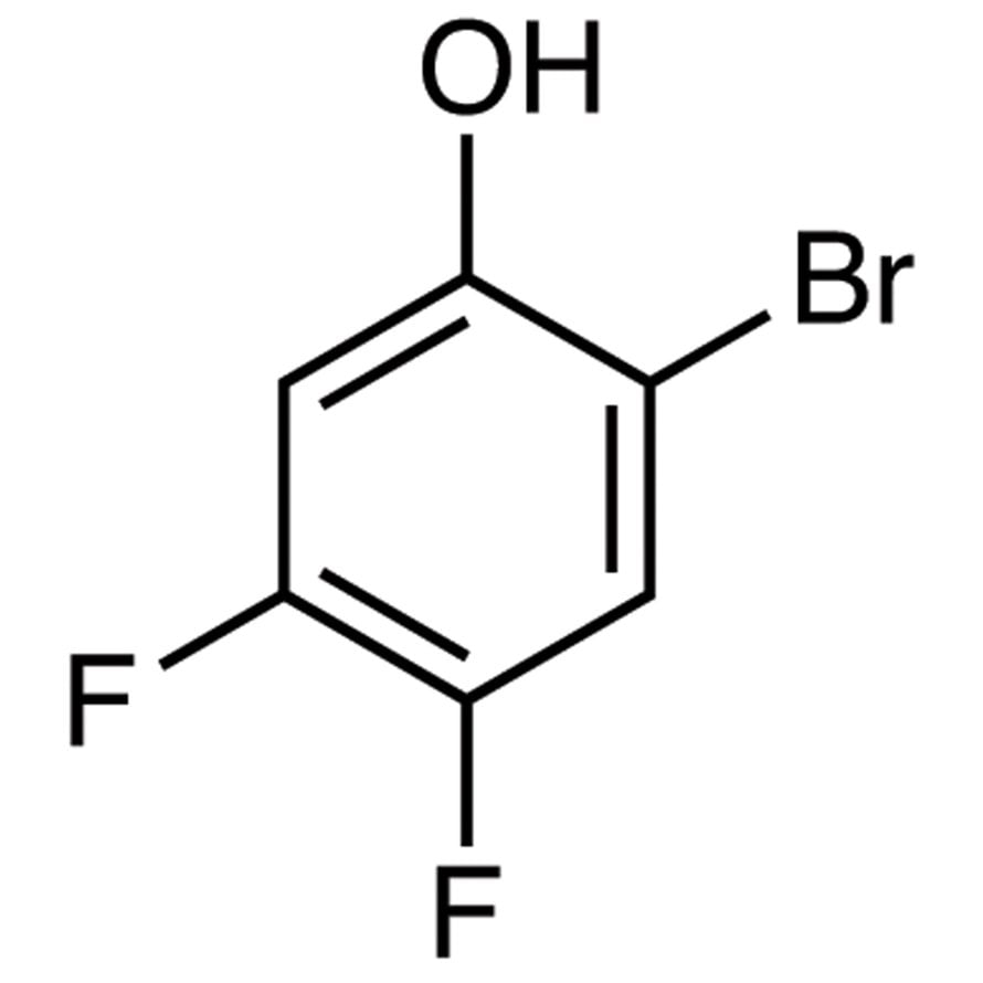 2-Bromo-4,5-difluorophenol >98.0%(GC) - CAS 166281-37-4