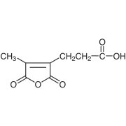 2,5-Dihydro-4-methyl-2,5-dioxo-3-furanpropanoic Acid >97.0%(GC)(T) - CAS 487-66-1