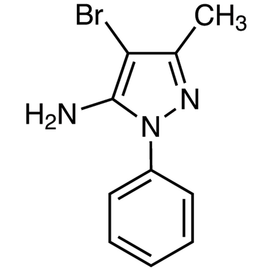 5-Amino-4-bromo-3-methyl-1-phenylpyrazole >96.0%(T) - CAS 69464-98-8