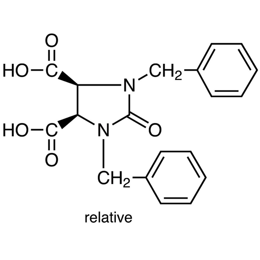 cis-1,3-Dibenzyl-2-oxo-4,5-imidazolidinedicarboxylic Acid >98.0%(T) - CAS 51591-75-4