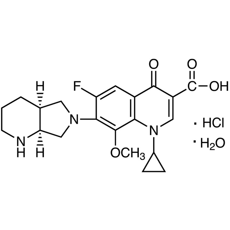 Moxifloxacin Hydrochloride Monohydrate >98.0%(T)(HPLC) - CAS 192927-63-2