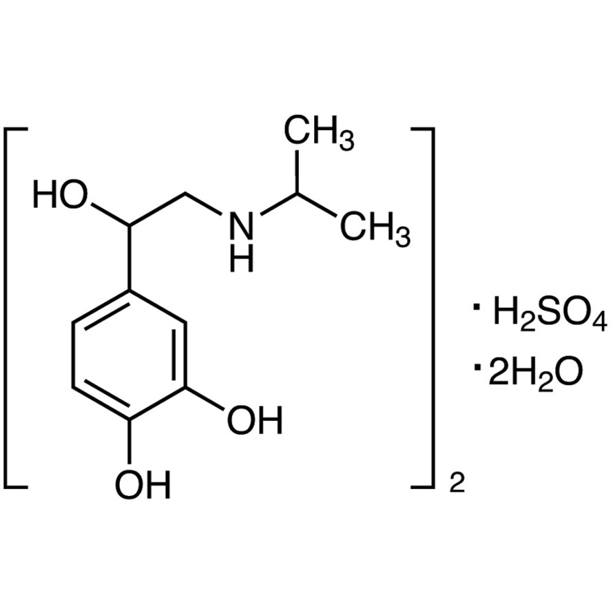 Isoproterenol Sulfate Dihydrate >98.0%(HPLC)(N) - CAS 299-95-6