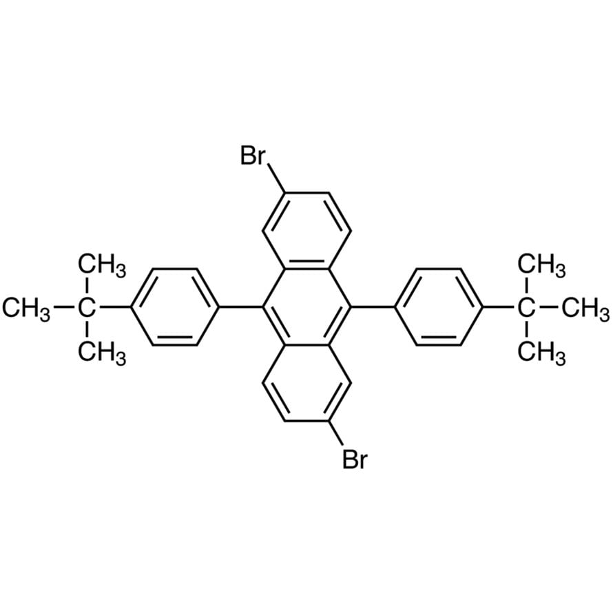 2,6-Dibromo-9,10-bis(4-tert-butylphenyl)anthracene >99.0%(HPLC) - CAS 1187763-68-3