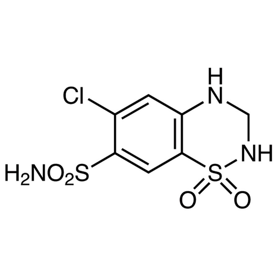 Hydrochlorothiazide >97.0%(HPLC)(N) - CAS 58-93-5