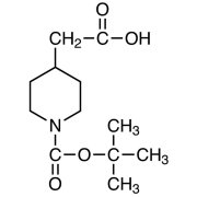 1-(tert-Butoxycarbonyl)-4-piperidylacetic Acid >97.0%(GC)(T) - CAS 157688-46-5