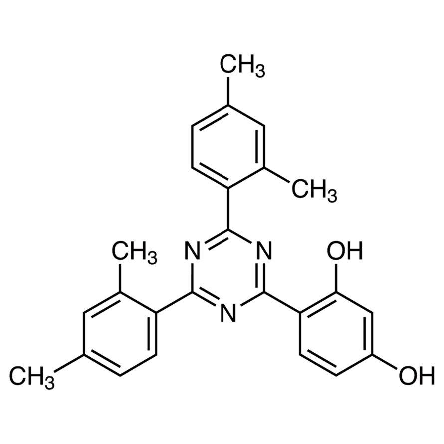2-(2,4-Dihydroxyphenyl)-4,6-bis(2,4-dimethylphenyl)-1,3,5-triazine >98.0%(HPLC)(N) - CAS 1668-53-7