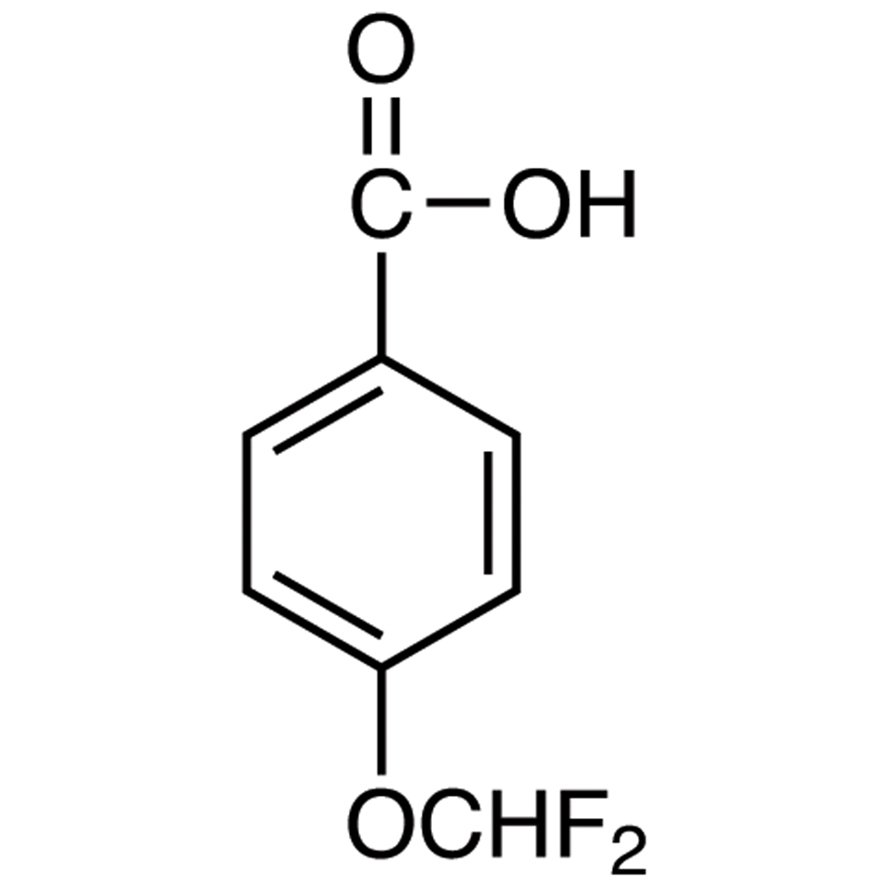4-(Difluoromethoxy)benzoic Acid >98.0%(GC)(T) - CAS 4837-20-1