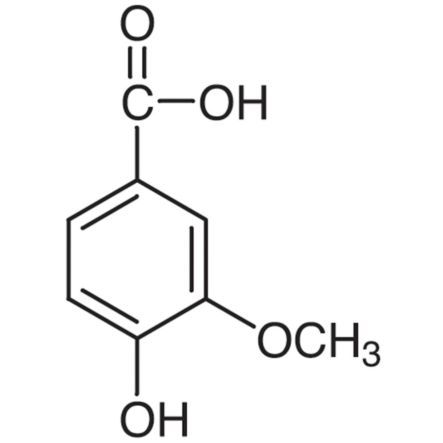 Vanillic Acid >98.0%(GC)(T) - CAS 121-34-6