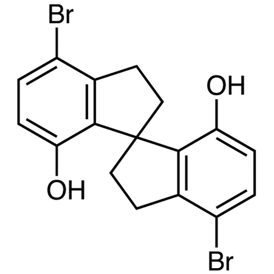 4,4'-Dibromo-1,1'-spirobiindane-7,7'-diol >98.0%(GC) - CAS 681481-91-4