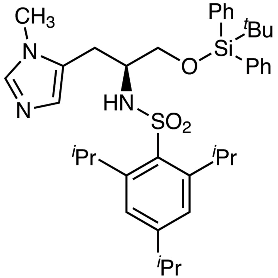 Nα-(2,4,6-Triisopropylbenzenesulfonyl)-O-(tert-butyldiphenylsilyl)-π-methyl-L-histidinol >98.0%(HPLC)(N) - CAS 787554-04-5
