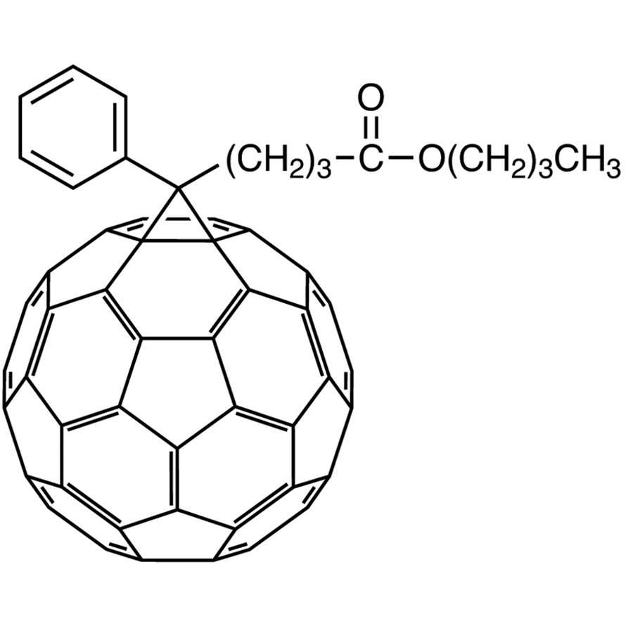 [6,6]-Phenyl-C61-butyric Acid Butyl Ester >98.0%(HPLC) - CAS 571177-66-7