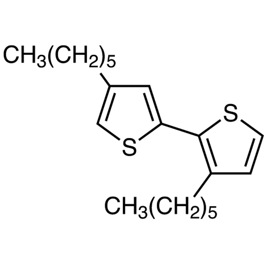 3,4'-Dihexyl-2,2'-bithiophene >96.0%(GC) - CAS 135926-93-1
