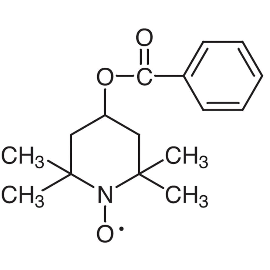 4-Hydroxy-2,2,6,6-tetramethylpiperidine 1-Oxyl Benzoate Free Radical [Catalyst for Oxidation] >97.0%(GC)(T) - CAS 3225-26-1