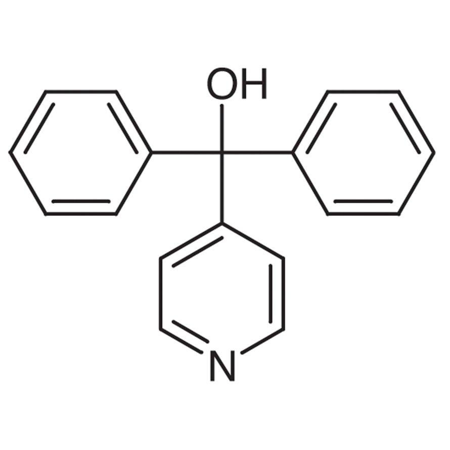α,α-Diphenyl-4-pyridylmethanol >98.0%(GC)(T) - CAS 1620-30-0