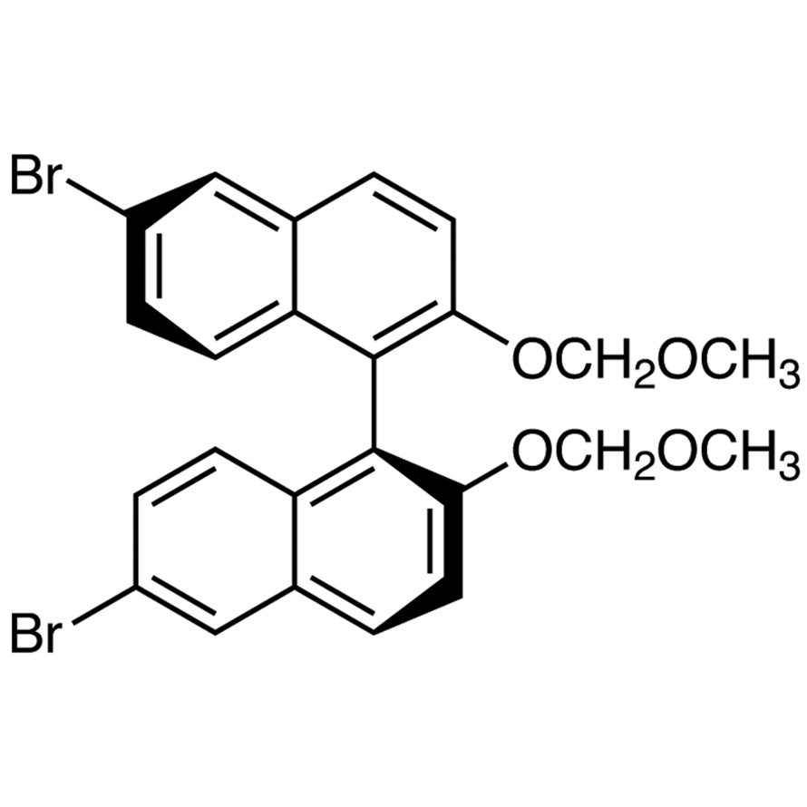 (S)-6,6'-Dibromo-2,2'-bis(methoxymethoxy)-1,1'-binaphthyl >98.0%(T)(HPLC) - CAS 211560-97-3
