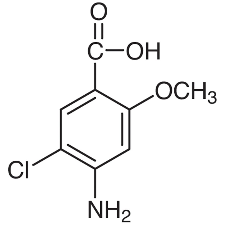 4-Amino-5-chloro-o-anisic Acid >98.0%(T)(HPLC) - CAS 7206-70-4