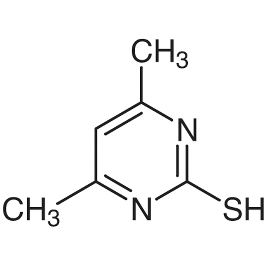 4,6-Dimethyl-2-mercaptopyrimidine >98.0%(T) - CAS 22325-27-5