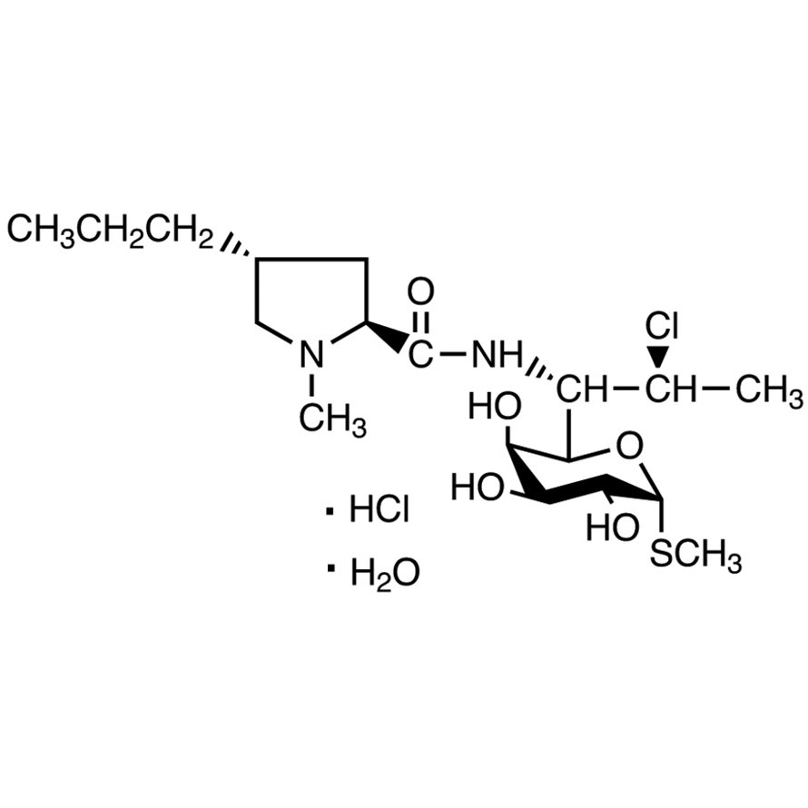 Clindamycin Hydrochloride Monohydrate >98.0%(T) - CAS 58207-19-5