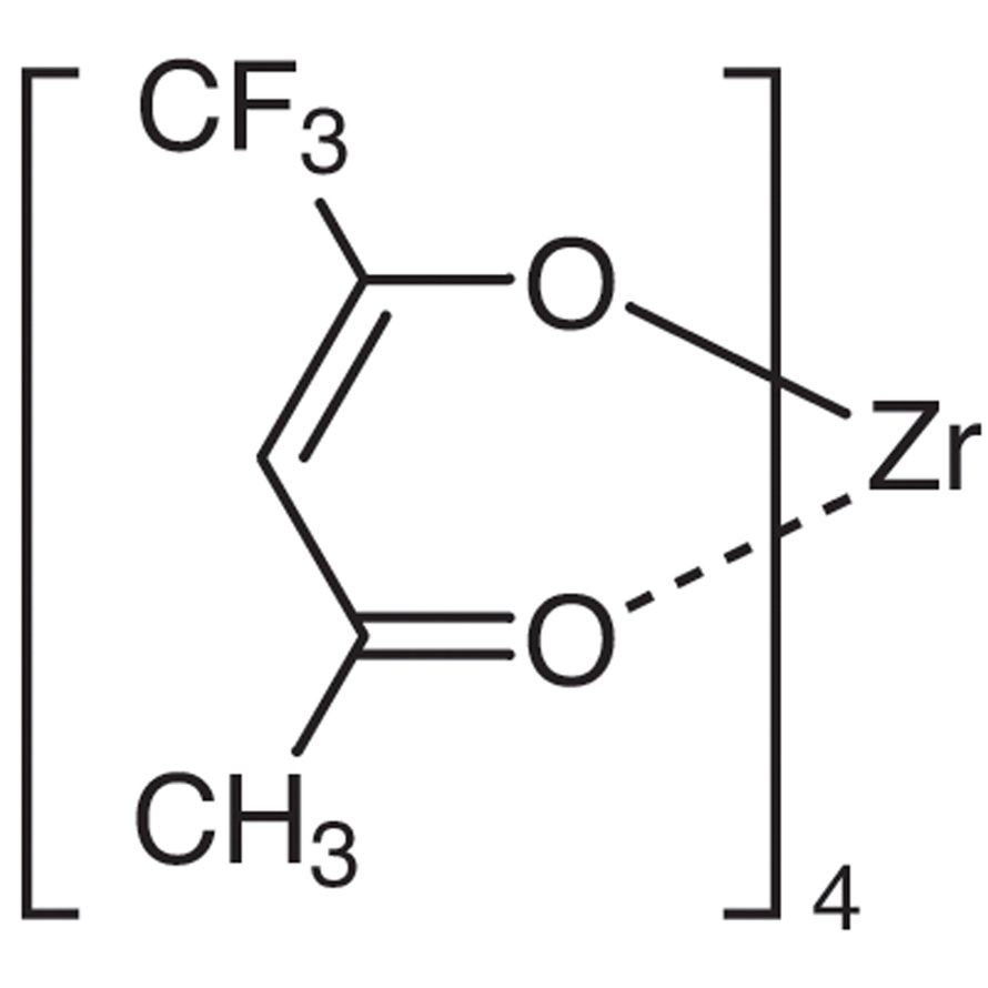 Tetrakis(trifluoro-2,4-pentanedionato)zirconium(IV) >98.0%(T) - CAS 17499-68-2